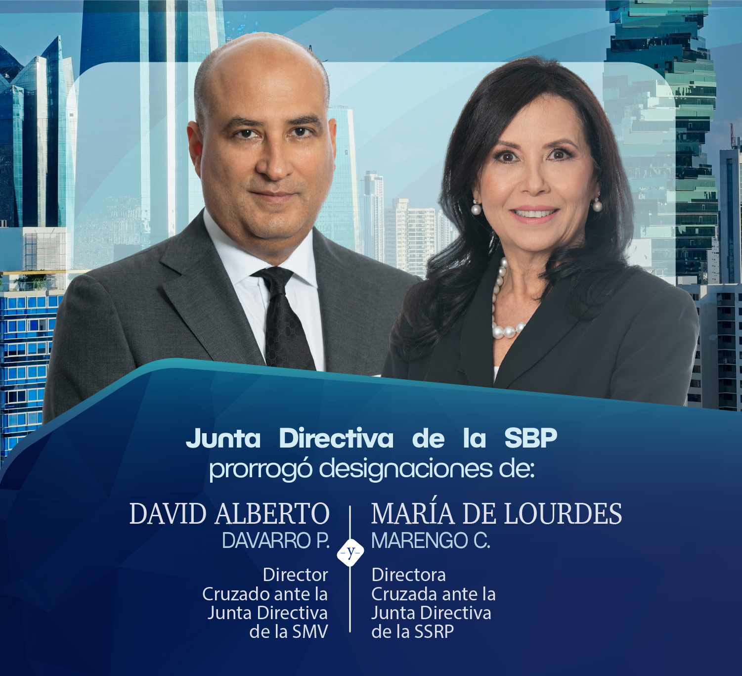 SBP fortalece la coordinación regulatoria con la prórroga de dos directores cruzados